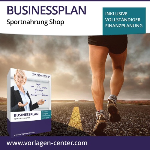 Businessplan-Paket Sportnahrung Shop