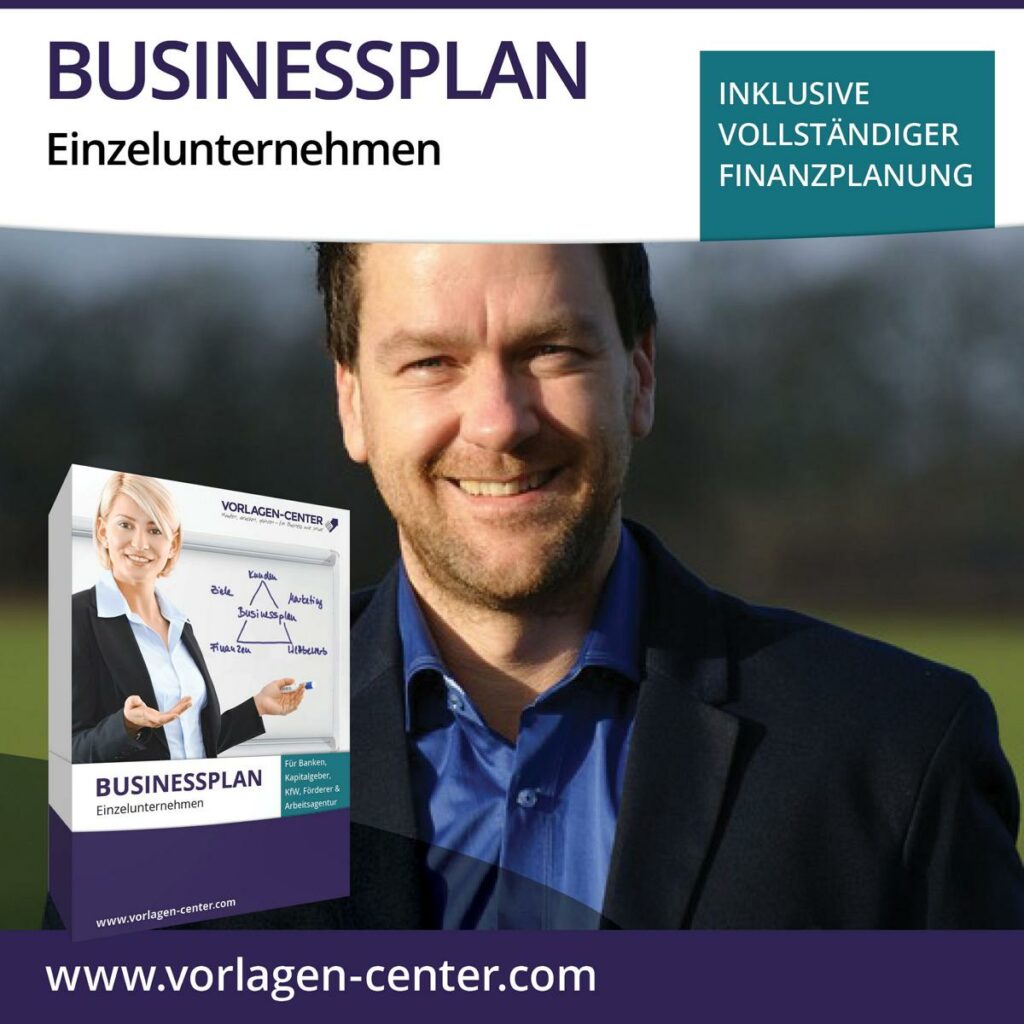 Businessplan-Paket Einzelunternehmen | Businessplan, Finanzplanung, Präsentation, Begleitbuch und Zusatzmaterial