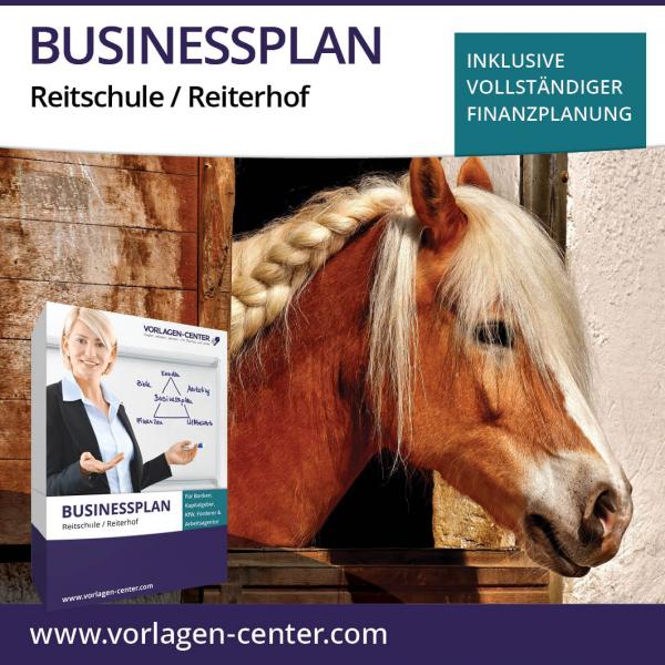 Businessplan-Paket Reitschule / Reiterhof