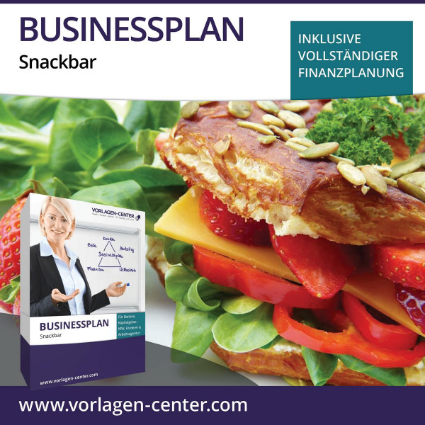 Businessplan-Paket Snackbar