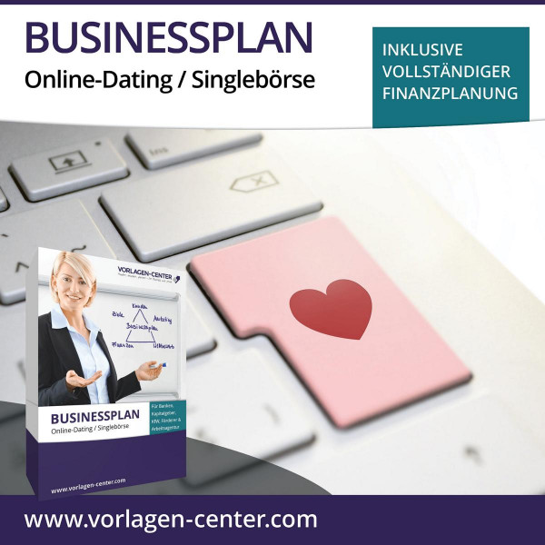 Businessplan-Paket Online-Dating / Singlebörse