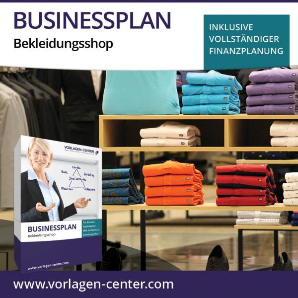 Businessplan-Paket Bekleidungsshop