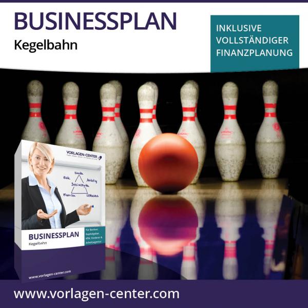 Businessplan-Paket Kegelbahn