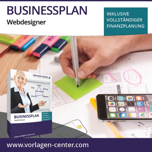 Businessplan Vorlage Beispiel Webdesigner inkl Existenzgründung Webdesign 