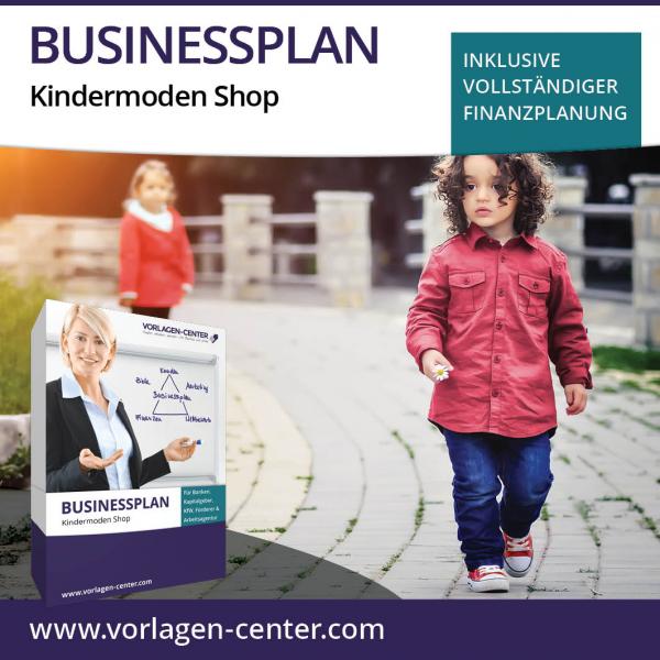 Businessplan-Paket Kindermoden Shop