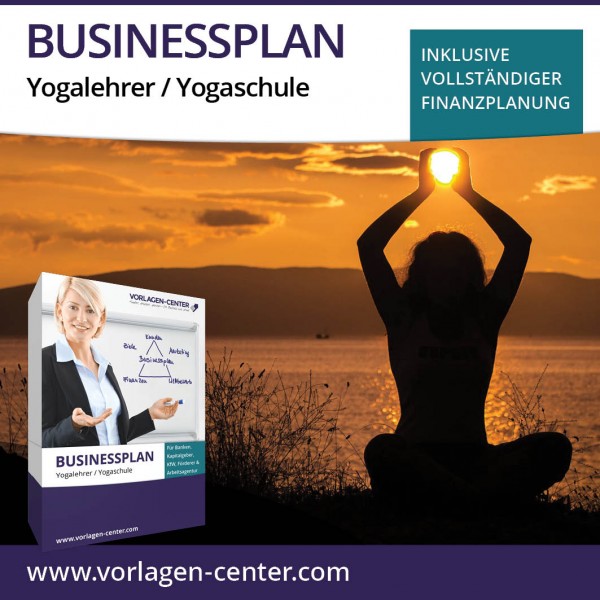 Businessplan-Paket Yogalehrer / Yogaschule