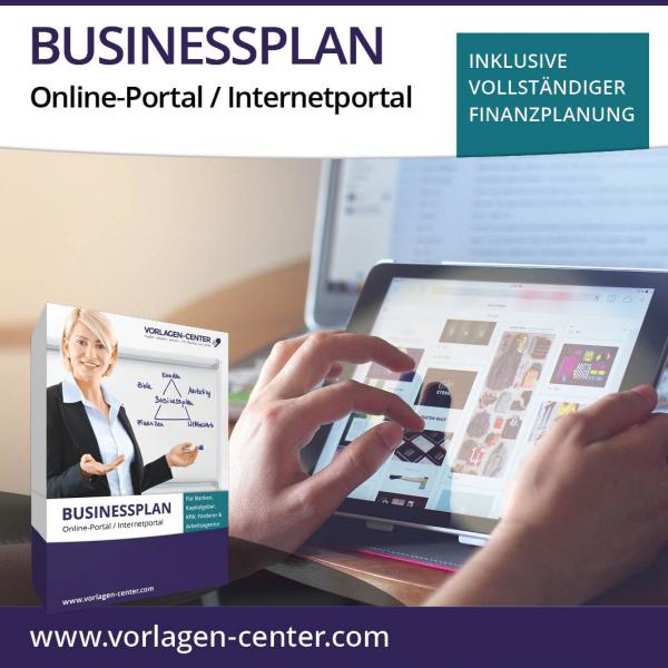 Businessplan-Paket Online-Portal / Internetportal