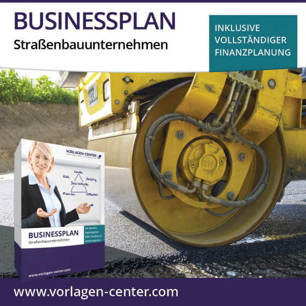 Businessplan-Paket Straßenbauunternehmen