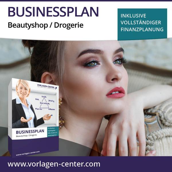 Businessplan-Paket Beautyshop / Drogerie