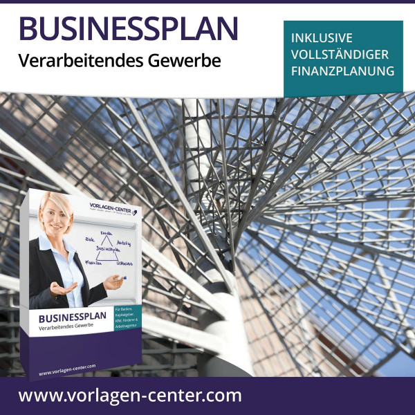 Businessplan-Paket Verarbeitendes Gewerbe