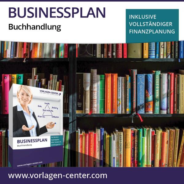 Businessplan-Paket Buchhandlung