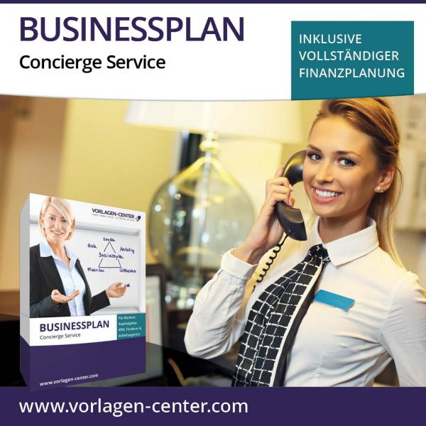 Businessplan-Paket Concierge Service