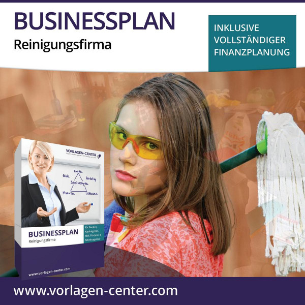 Businessplan-Paket Reinigungsfirma