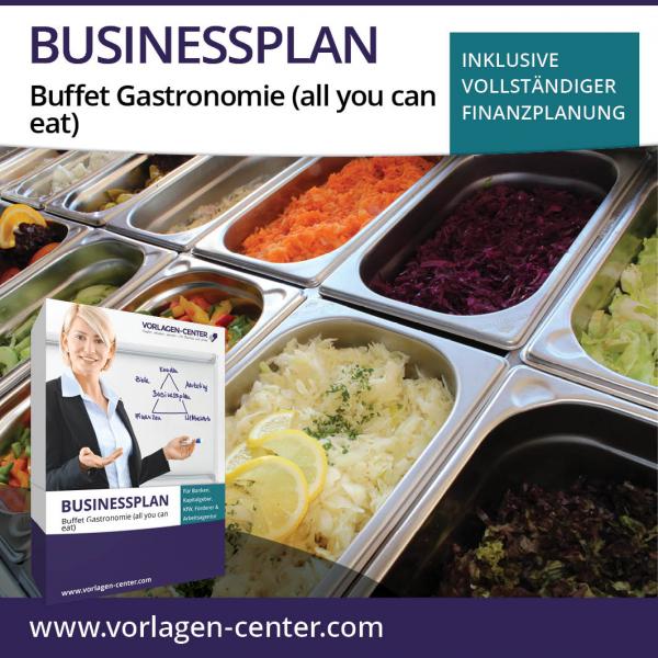 Businessplan-Paket Buffet Gastronomie (all you can eat)