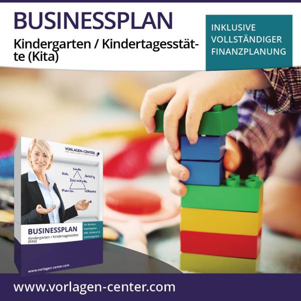 Businessplan-Paket Kindergarten / Kindertagesstätte (Kita)