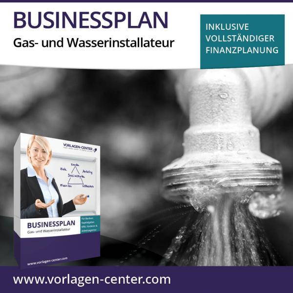 Businessplan-Paket Gas- und Wasserinstallateur