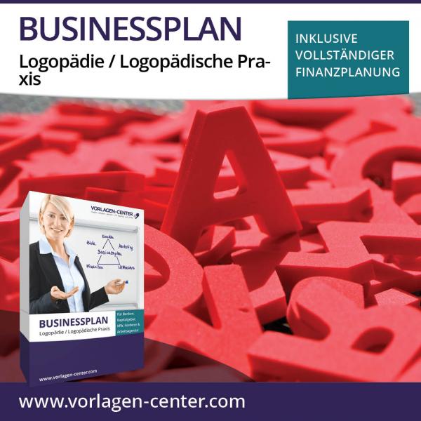 Businessplan-Paket Logopädie / Logopädische Praxis