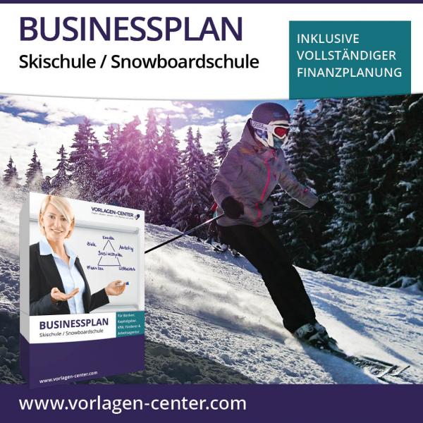 Businessplan-Paket Skischule / Snowboardschule