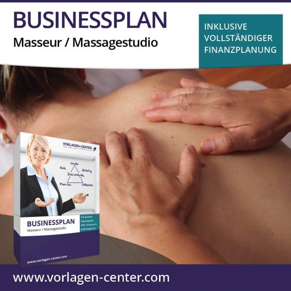 Businessplan-Paket Masseur / Massagestudio