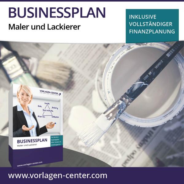 Businessplan-Paket Maler und Lackierer