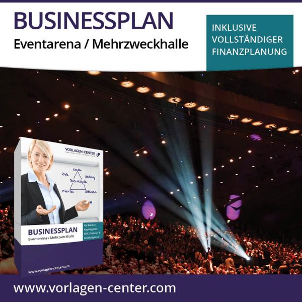 Businessplan-Paket Eventarena / Mehrzweckhalle