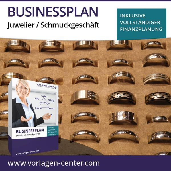 Businessplan-Paket Juwelier / Schmuckgeschäft