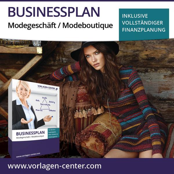 Businessplan-Paket Modegeschäft / Modeboutique