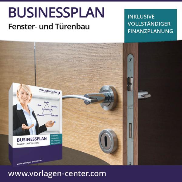 Businessplan-Paket Fenster- und Türenbau