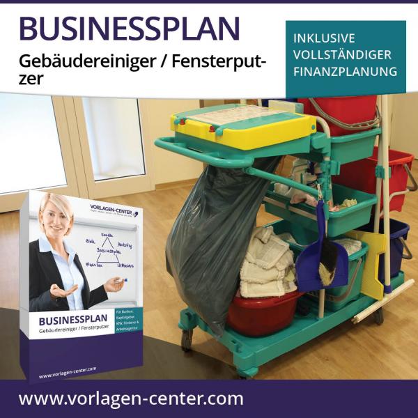 Businessplan-Paket Gebäudereiniger / Fensterputzer