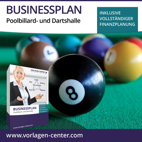 Businessplan-Paket Poolbillard- und Dartshalle