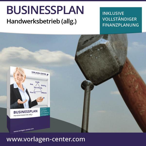 Businessplan-Paket Handwerksbetrieb (allg.)