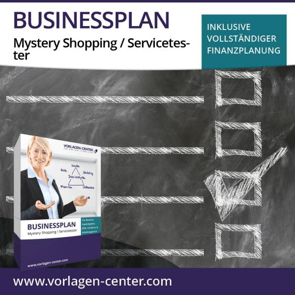 Businessplan-Paket Mystery Shopping / Servicetester