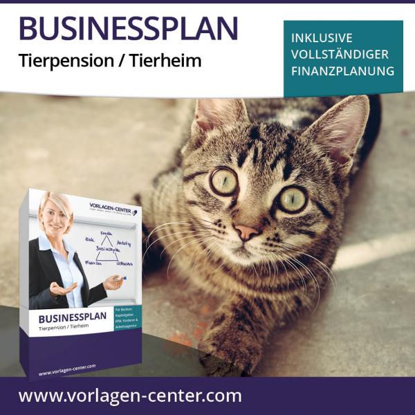 Businessplan-Paket Tierpension / Tierheim