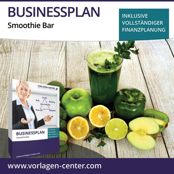 Businessplan-Paket Smoothie Bar