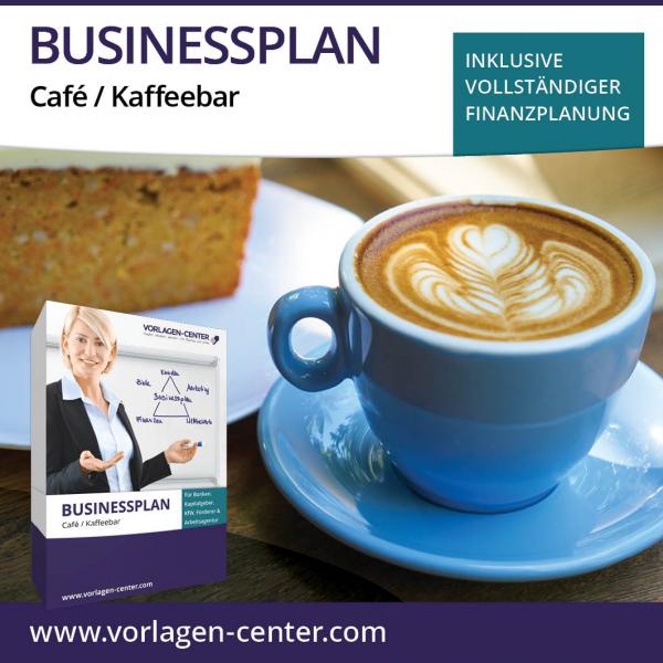 Businessplan-Paket Café / Kaffeebar