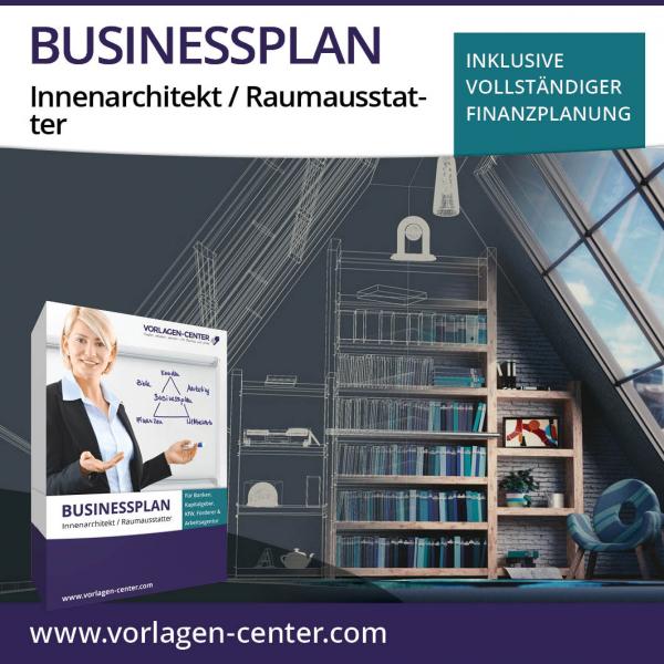 Businessplan-Paket Innenarchitekt / Raumausstatter