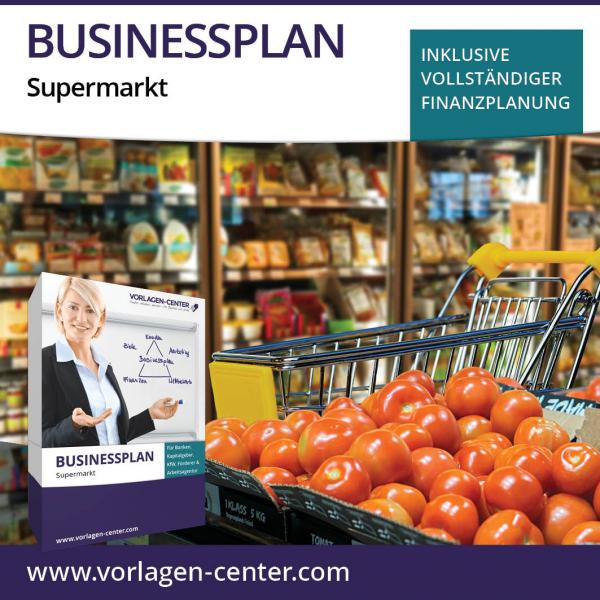 Businessplan-Paket Supermarkt