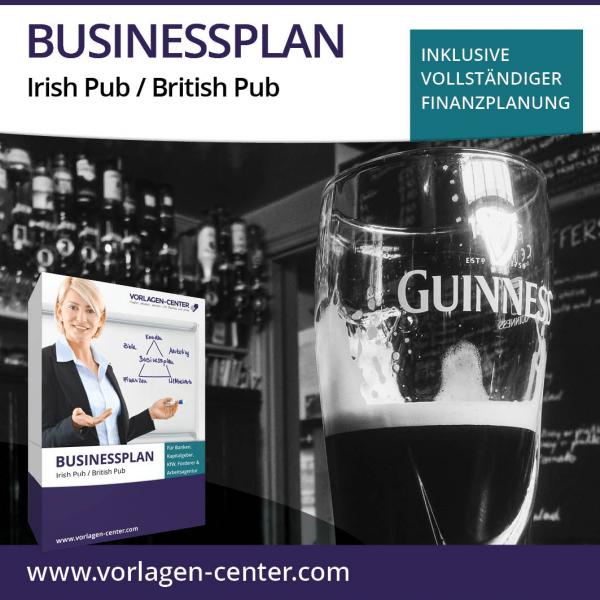 Businessplan-Paket Irish Pub / British Pub